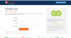 Desktop Screenshot of goobly.com